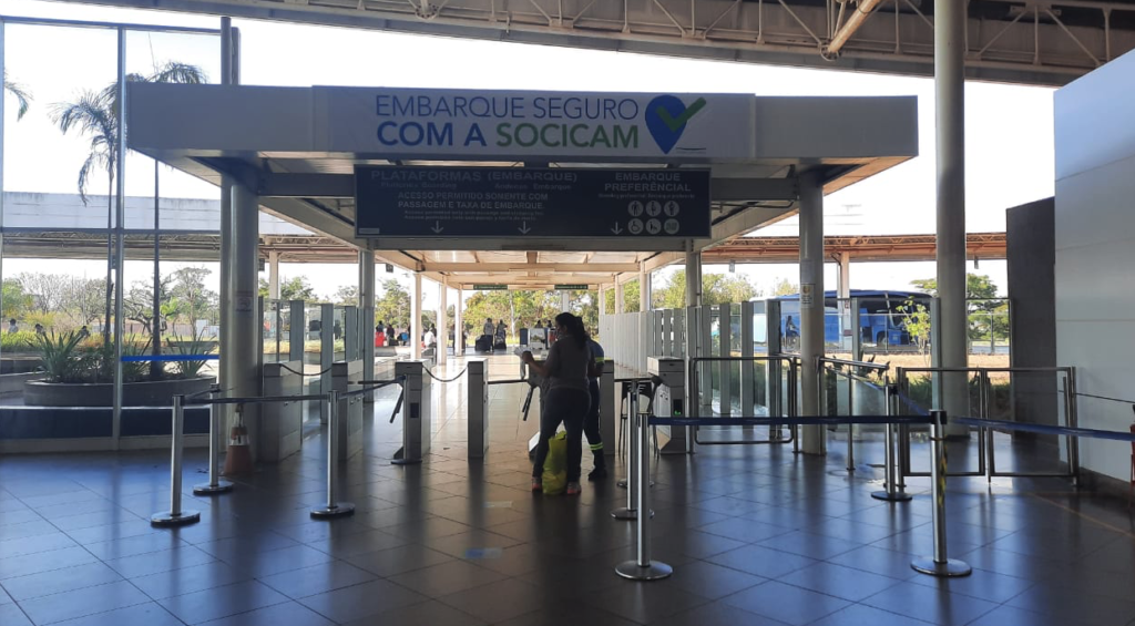 Campanha de combate ao coronavírus garante mais tranquilidade aos passageiros do Terminal Rodoviário Interestadual de Brasília